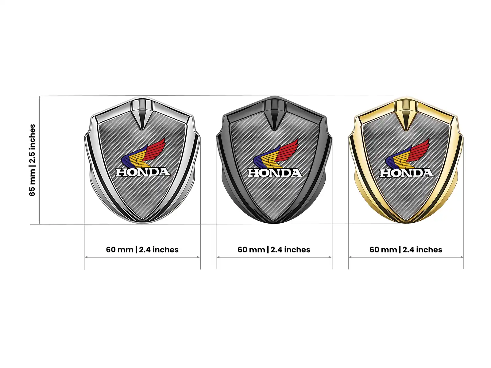 Honda Emblème 3d Insigne Durable Design Stylé